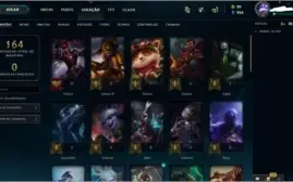CONTA LOL LVL 62 44 CHAMP