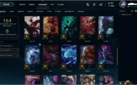 CONTA LOL LVL 62 44 CHAMP