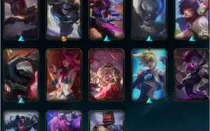 Conta lol, level 130, 63 skins e 97 personagens