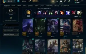 Esmeralda 2 com 35 Champs e 2 skins + 14 Fragmentos
