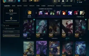 Esmeralda 2 com 35 Champs e 2 skins + 14 Fragmentos