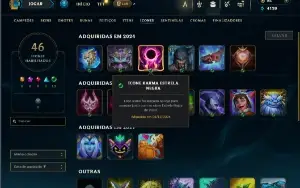 Esmeralda 2 com 35 Champs e 2 skins + 14 Fragmentos