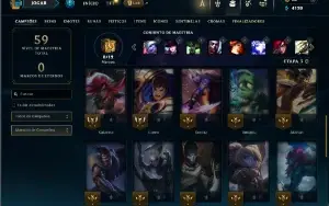Esmeralda 2 com 35 Champs e 2 skins + 14 Fragmentos