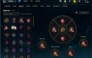 Conta prata 1 com 28 Champs e 8 Skins + 1 Fragmento