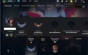 Conta prata 1 com 28 Champs e 8 Skins + 1 Fragmento