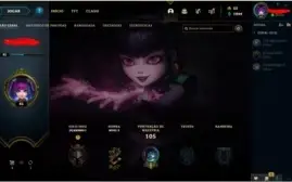 CONTA LEAGUE OF LEGENDS LVL 45 COM 10 SKINS