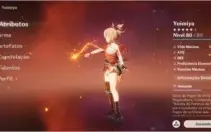 CONTA COM YOIMIYA + KOKOMI + RAIDEN + 1 ARMA 5 ESTRELAS