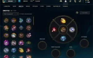 Conta ouro 4 com 29 Champs e 11 Skins + 1 Fragmento