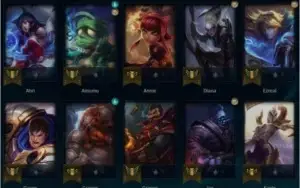 Conta League Of Legends Skin(Legado,Mítica,Lendária)