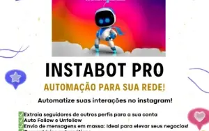 Robô Instagram Vip Bot Pro / Pc