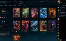 CONTA COM 376 SKINS, 151 LEGADO, TODAS AS 4 ULTIMATE