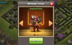 Clash of Clans cv11 Com skins de herois