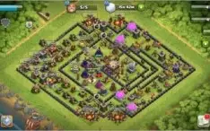 Clash of Clans cv11 Com skins de herois