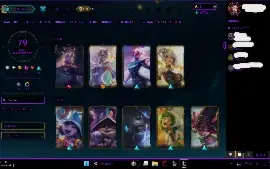 Conta Mono champ (Com Varias Skins)