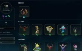 CONTA LEAGUE OF LEGENDS (145 SKINS)
