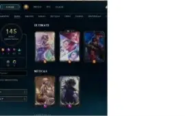 CONTA LEAGUE OF LEGENDS (145 SKINS)
