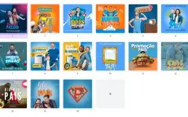 Pack Canva Dia dos Pais Vol 2 - 15 Artes Editáveis