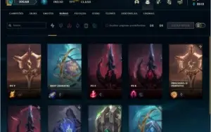 Conta de lol 189 skins