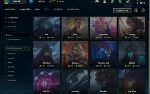 Conta de lol 189 skins