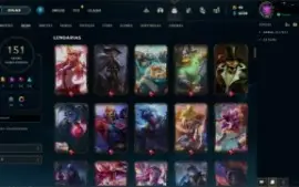 League of Legends Mestre s12 / 112 Champs / 151 Skins