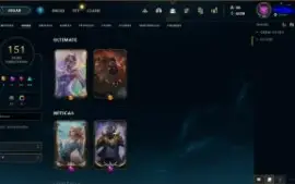 League of Legends Mestre s12 / 112 Champs / 151 Skins
