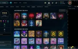 Conta de league of legends com 273 Skins super barato!!!