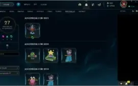 Conta de league of legends com 273 Skins super barato!!!