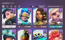 T3 arena 10k troféus 26/28 heróis 31 skins Rank platina