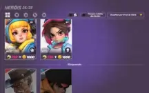 T3 arena 10k troféus 26/28 heróis 31 skins Rank platina