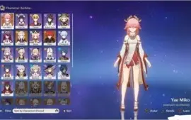 Genshin Impact Yae Miko, Albedo e Diluc AR50