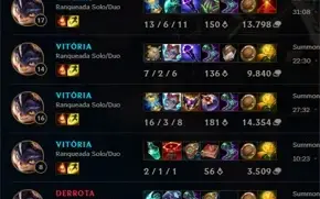 conta lol mmr de diamante