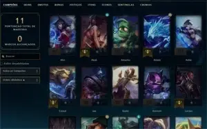 conta lol mmr de diamante