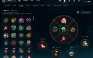CONTA RARA COM 450 SKINS e + de 800 PONTOS DE MAESTRIA