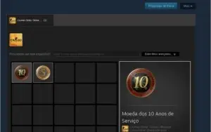 Conta Steam 16/17 Anos Medalhas 5/10 anos