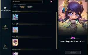 Conta Mestre Com Irelia Chibi