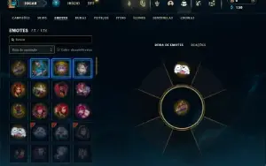 Platina 4 com 30 Champs e 3 Skins