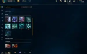 Ferro 2 com 40 Champs  e 4 Skins + 9 Fragmentos