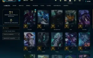 Conta FERRO 4 | 0 PDL / Lol (League Of Legends) Elomoon