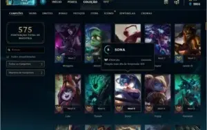 Conta League of Legends 859 Skins