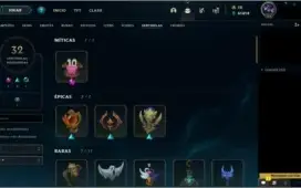 Acc LOL D4/1.7KK de Maestria(Thresh)/All Champions/186 Skins