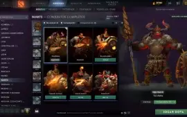 Conta Divine 4 - 5222 Mmr - 11873 Behavior - Várias Skins