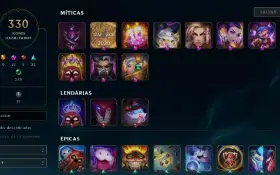 Conta League of Legends com 441 skins