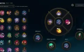 Conta League of Legends com 441 skins