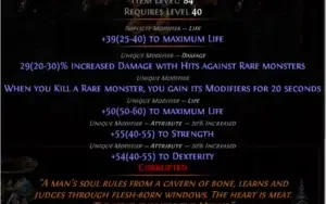 HeadHunter - Path Of Exile