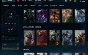Conta lol top e barata