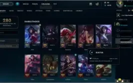 CONTA LOL - LEVEL 190, 110 SKINS RARAS, R$1500 GASTO, OURO2.