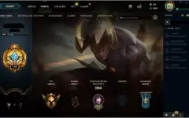 CONTA LOL - LEVEL 190, 110 SKINS RARAS, R$1500 GASTO, OURO2.