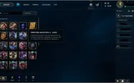 CONTA LOL - LEVEL 190, 110 SKINS RARAS, R$1500 GASTO, OURO2.