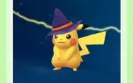 Pikachu chapeu de bruxa - Pokemon Go