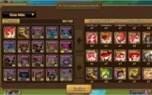 conta summoners wars com 24 nat5 e varios nat4